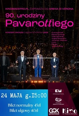 Koncert 90 lat Pavarottiego